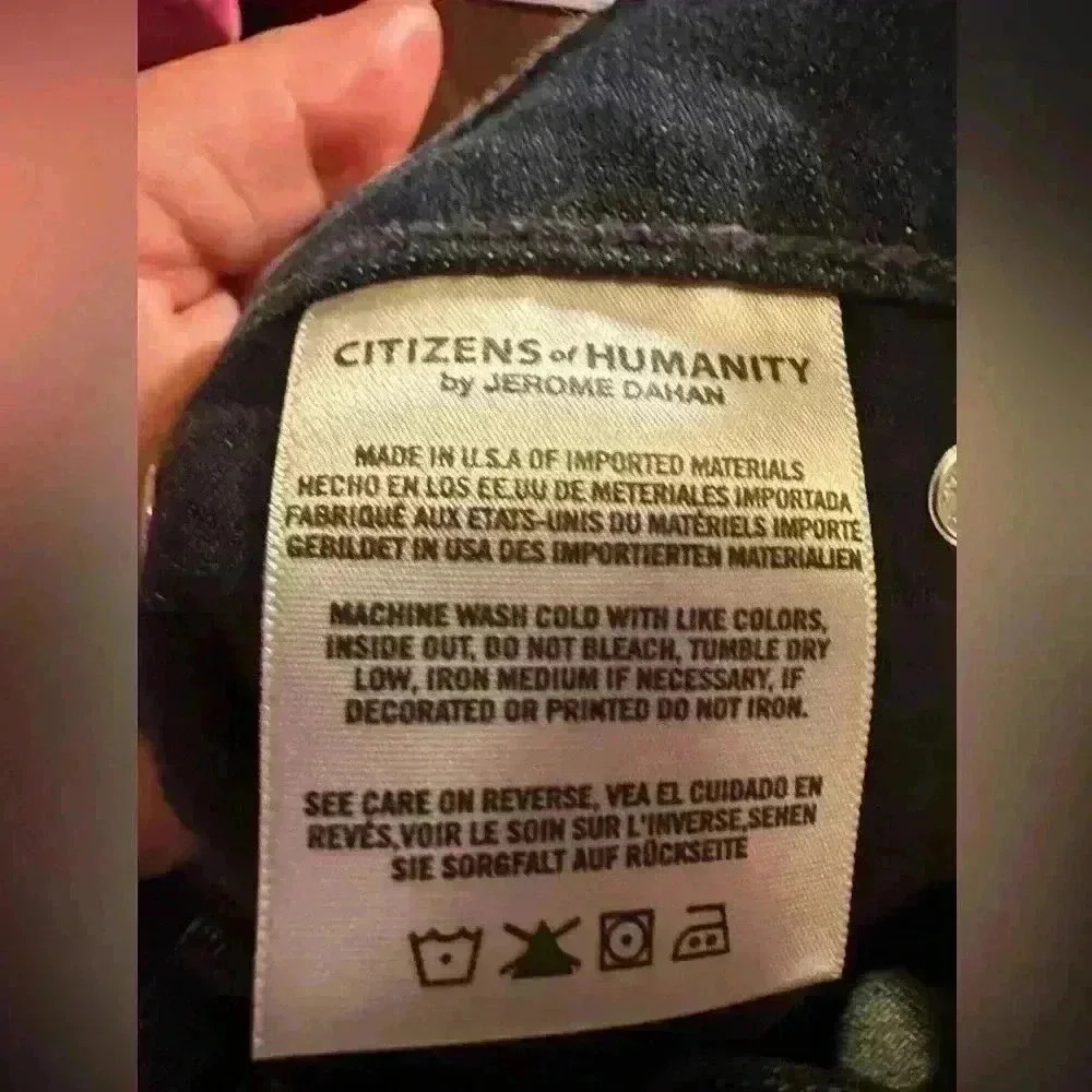 Citizens of Humanity Women’s Size 29 Bootcut Jeans Dark Wash Low Rise - Picture 8 of 10
